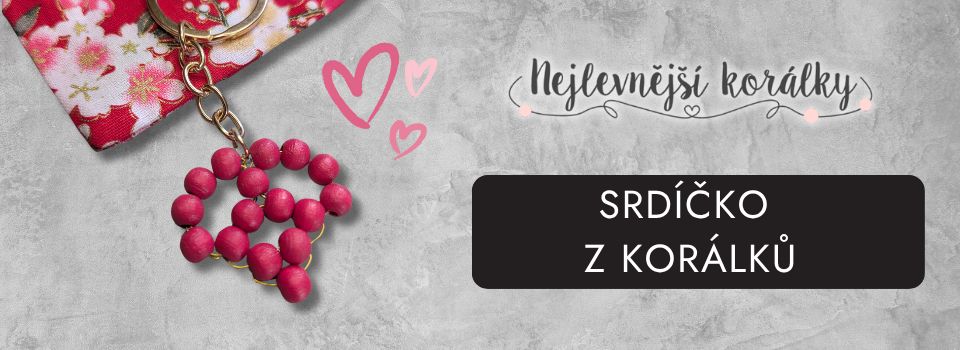 banner clanek nejlevnejsi koralky SRDICKO DETOA